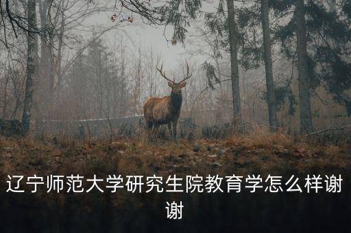 遼寧師范大學(xué)研究生院教育學(xué)怎么樣謝謝
