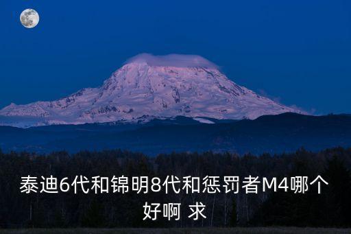 泰迪6代和錦明8代和懲罰者M(jìn)4哪個(gè)好啊 求