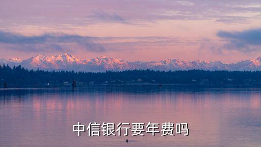 中信銀行要年費(fèi)嗎