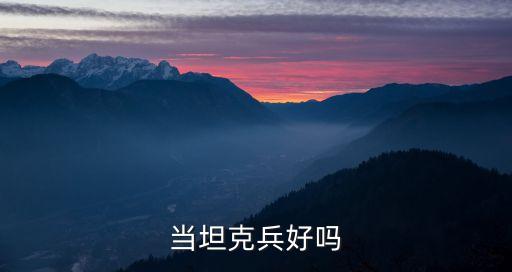 坦克兵，坦克兵是干什么的