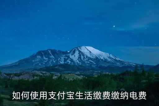 生活繳費電費，網(wǎng)上怎么交電費