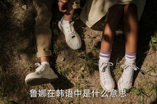 魯娜，魯娜在韓語中是什么意思