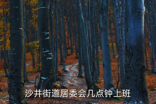 沙井街道居委會(huì)幾點(diǎn)鐘上班