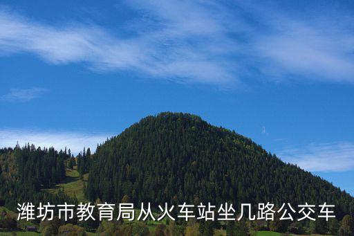 濰坊市教育局，濰坊市教育局從火車站坐幾路公交車