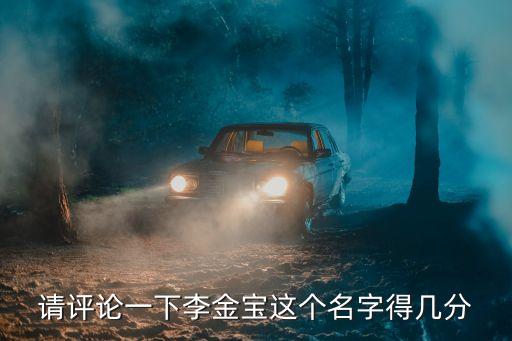 李金寶，Mc李金寶做什么的