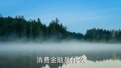 消費金融是什么