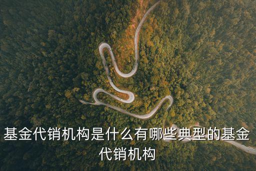 基金代銷(xiāo)，基金代銷(xiāo)機(jī)構(gòu)是什么有哪些典型的基金代銷(xiāo)機(jī)構(gòu)