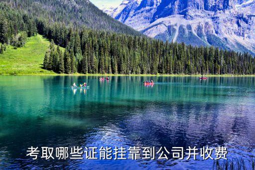 考取哪些證能掛靠到公司并收費(fèi)