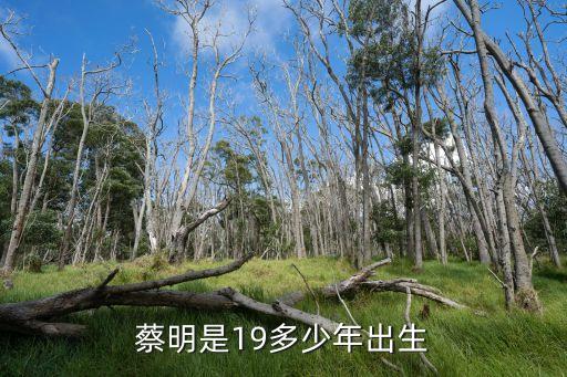蔡明多少歲，蔡明是19多少年出生
