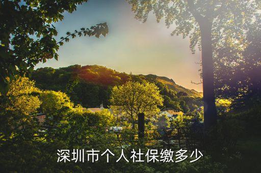 深圳社保繳費標準，深圳的社保是多少錢一個月的員工和企業(yè)支付的比例是多少