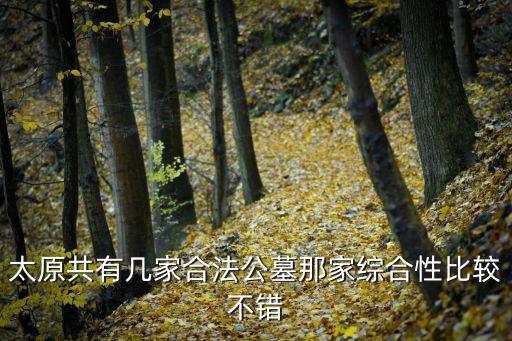 太原共有幾家合法公墓那家綜合性比較不錯(cuò)