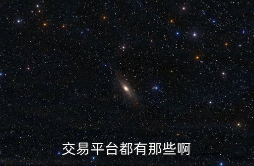 交易平臺都有那些啊