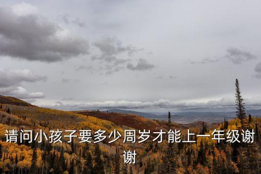 幾周歲可以上一年級，多大年齡上一年級