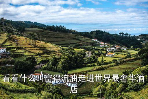 看看什么叫富得流油走進(jìn)世界最奢華酒店
