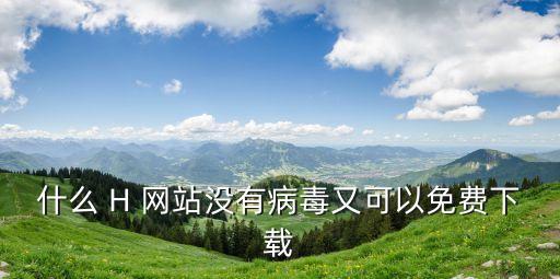 什么 H 網(wǎng)站沒有病毒又可以免費(fèi)下載