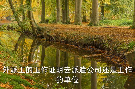 外派證明，派遣證明怎么開的