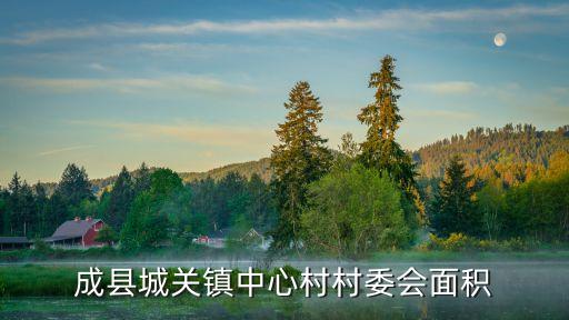成縣城關(guān)鎮(zhèn)中心村村委會面積