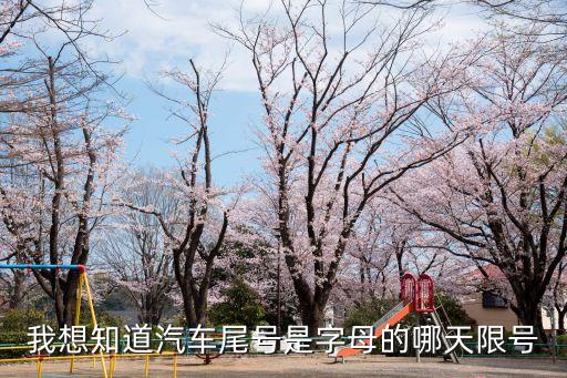 我想知道汽車尾號是字母的哪天限號
