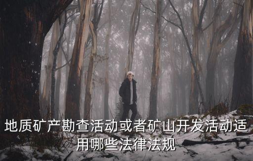 地質(zhì)礦產(chǎn)勘查活動(dòng)或者礦山開發(fā)活動(dòng)適用哪些法律法規(guī)