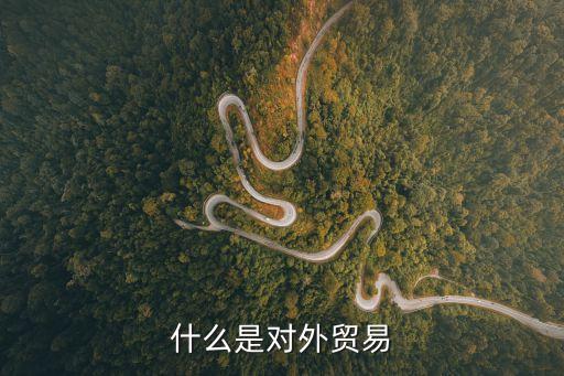 海外貿(mào)易，什么是對外貿(mào)易
