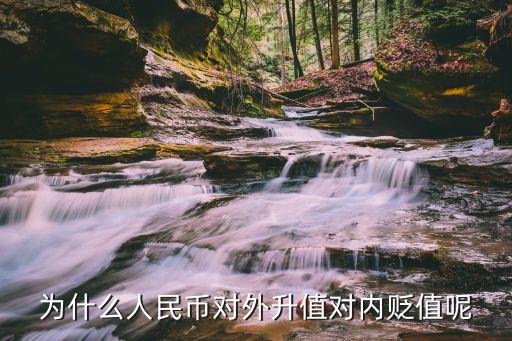 人民幣對(duì)內(nèi)貶值，為什么人民幣對(duì)外升值對(duì)內(nèi)貶值呢