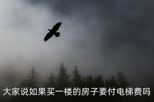 一樓要交電梯費嗎，一樓業(yè)主要不要交電梯費