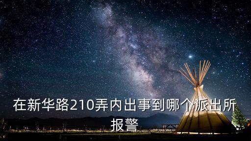 在新華路210弄內(nèi)出事到哪個派出所報警