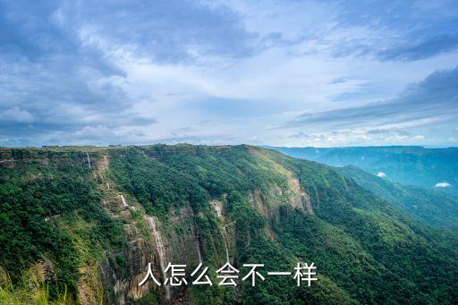 人怎么會(huì)不一樣