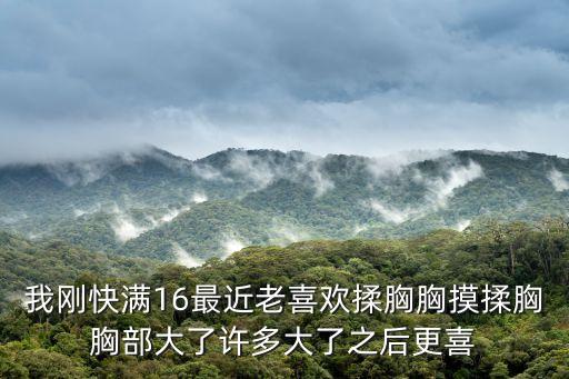 我剛快滿16最近老喜歡揉胸胸摸揉胸胸部大了許多大了之后更喜