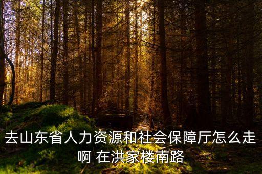 山東省人力資源和社會保障廳，山東省人力資源和社會保障廳地址郵編