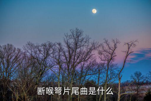斷喉弩片尾曲是什么