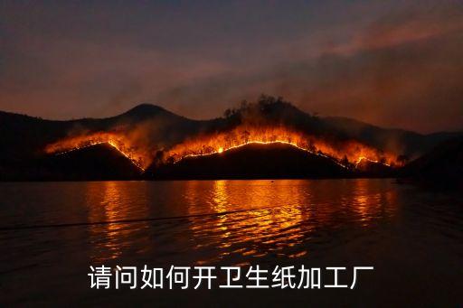 衛(wèi)生紙加工，衛(wèi)生紙的生產(chǎn)過程