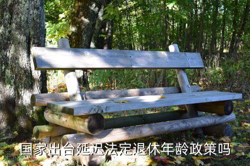 國家出臺(tái)延遲法定退休年齡政策嗎