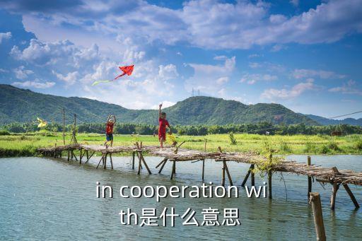 in cooperation with是什么意思