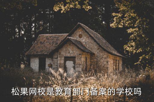 松果網(wǎng)校，松果網(wǎng)校是教育部門備案的學(xué)校嗎