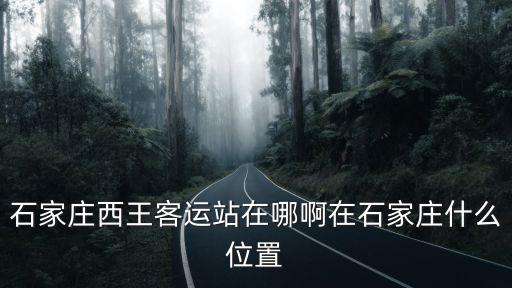 石家莊西王客運站在哪啊在石家莊什么位置
