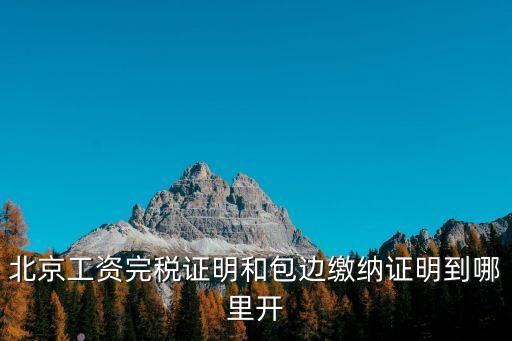 社保完稅證明，外地戶口在一線城市購房需提供一年的社?；蚣{稅證明納稅證明是什