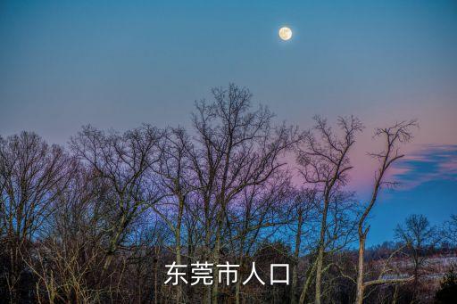東莞市人口