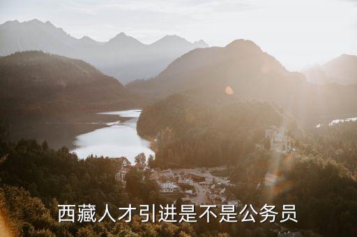 西藏人才引進是不是公務員