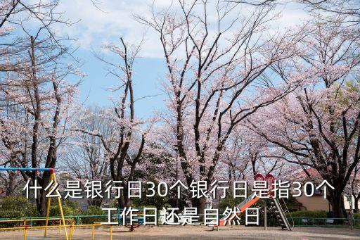 自然日，什么是銀行日30個(gè)銀行日是指30個(gè)工作日還是自然日