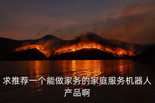 家政服務(wù)機器人，求推薦一個能做家務(wù)的家庭服務(wù)機器人產(chǎn)品啊