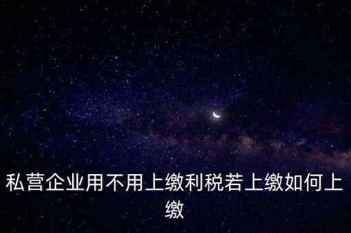 上繳利稅，常聽說(shuō)某單位上交利稅多少其中利的上交何指有無(wú)規(guī)定