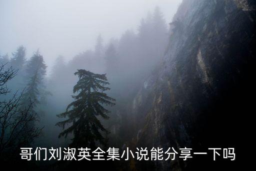 哥們劉淑英全集小說能分享一下嗎