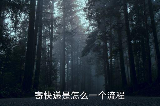 寄快遞是怎么一個(gè)流程