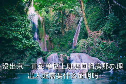 出入證明，請問辦理出入境證明一般需要多長時間