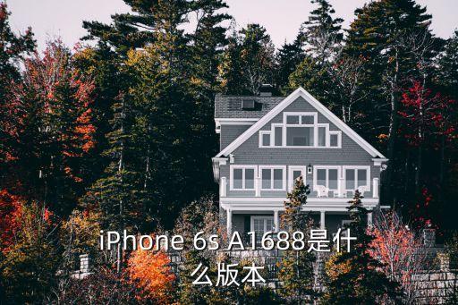 iPhone 6s A1688是什么版本