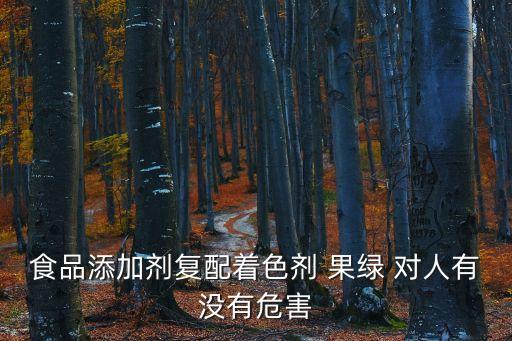 食品添加劑復(fù)配著色劑 果綠 對(duì)人有沒(méi)有危害