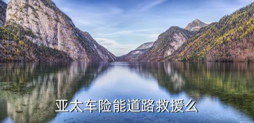 亞太車(chē)險(xiǎn)能道路救援么