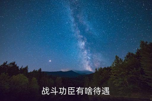 戰(zhàn)斗功臣有啥待遇