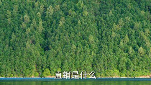 直銷是什么